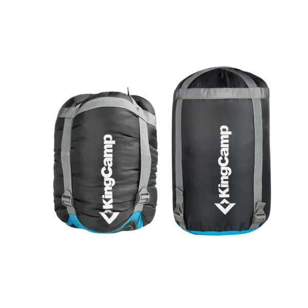 King Camp 3222 oasis 250xl -3c спальный мешок (синий левый)