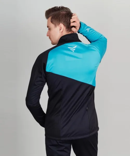 Разминочная куртка Nordski Premium Blue/Black (46, Blue/Black, , , , , )