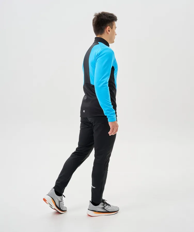 Тренировочная куртка Nordski Advance Light Blue/Black (52-XL, Light Blue/Black, , , , , )