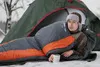 SUMMIT EXP -28°C спальный мешок (-28С, серый/оранжевый левый)