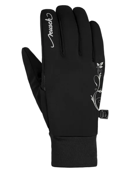 Перчатки Saskia TOUCHTEC (8, Black/Silver, , , , , )