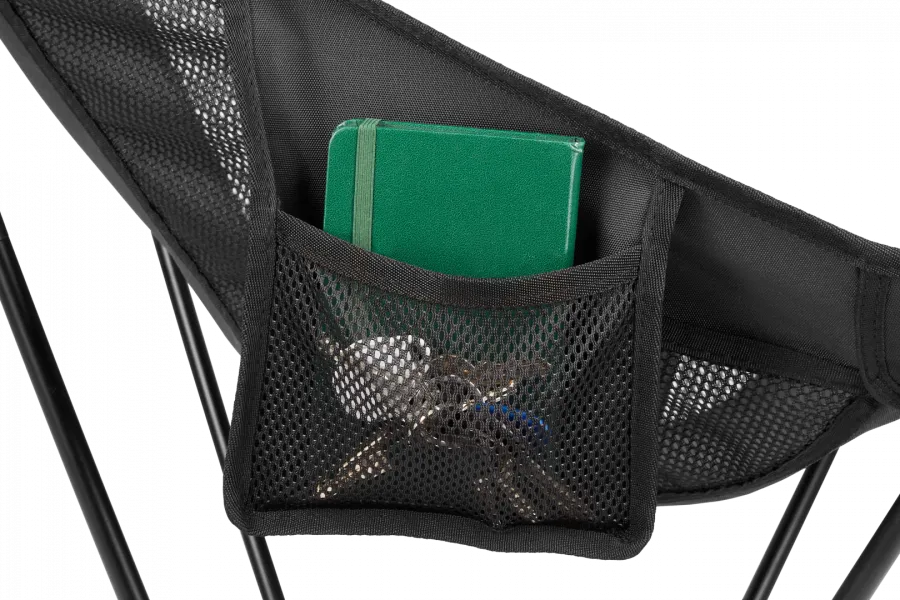 2405 ULTRALIGHT SQUARE LOW CHAIR кресло скл. (черный)
