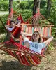 3763 2-Folding Hardwood Hammock гамак (синий)