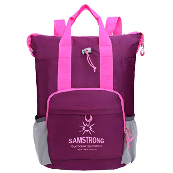 SAMSTRONG b0255 ultra-light backpack склад. сумка-рюкзак (черный)