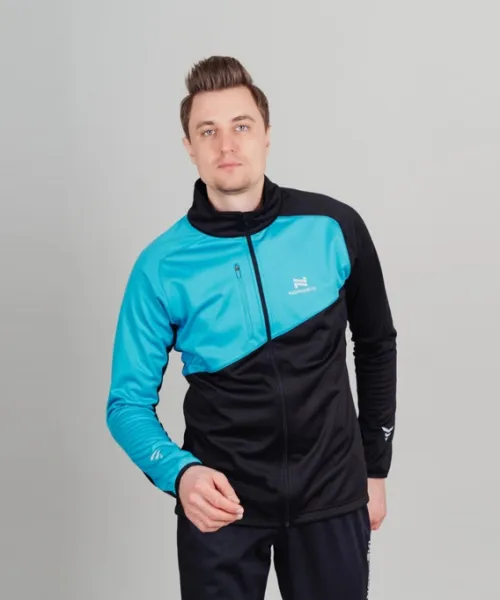 Разминочная куртка Nordski Premium Blue/Black (46, Blue/Black, , , , , )