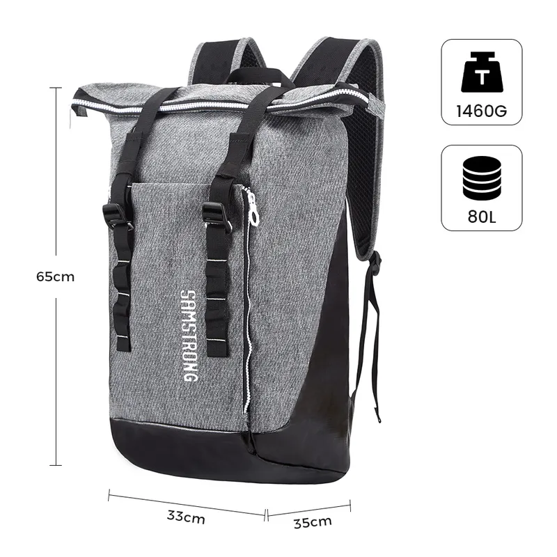 SAMSTRONG b0369 casual backpack рюкзак (серый)