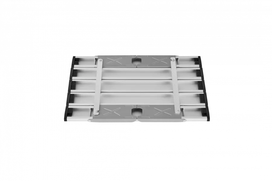 2401 MINI ALUNIUM TABLE S стол скл. алюм (серебристый)