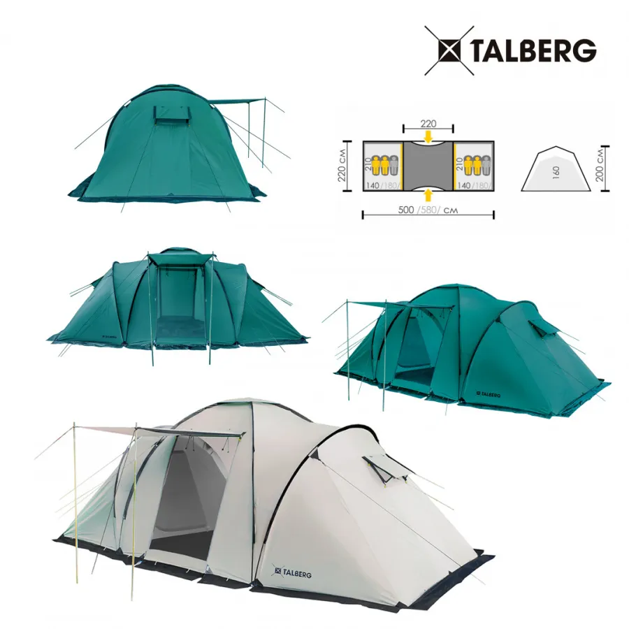 BASE 4 SAHARA палатка Talberg (серый)