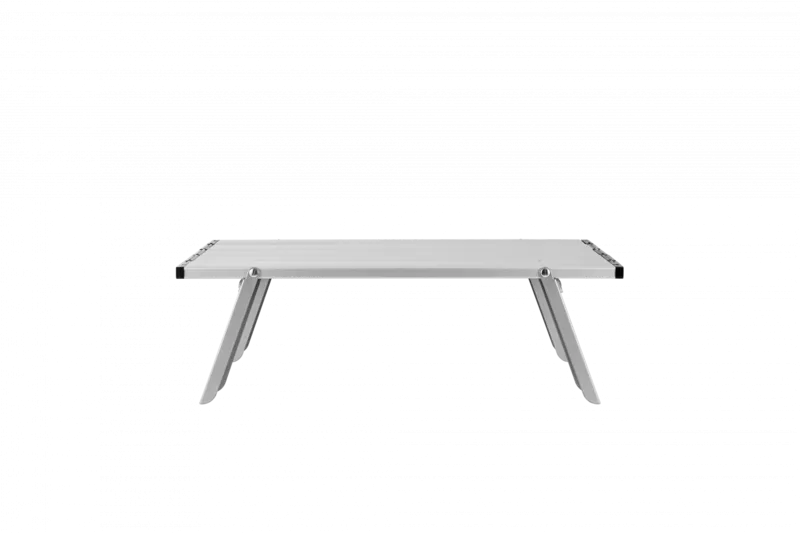 2401 MINI ALUNIUM TABLE S стол скл. алюм (серебристый)