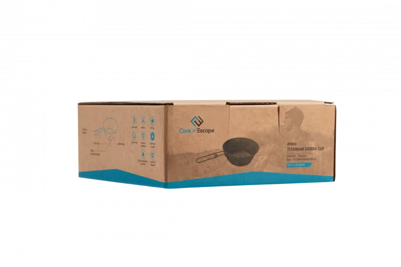 King Camp ca2101 450ml titanium sierra cup ковшик со складными ручками