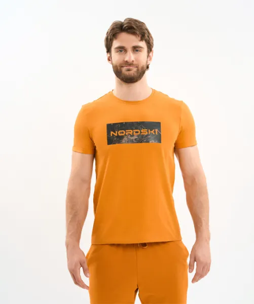 Футболка Nordski Simple Logo Bronze (46, Bronze, , , , , )