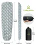 Atepa 1903 ultralight 450 коврик надувной (св.серый, 186х53х7 )