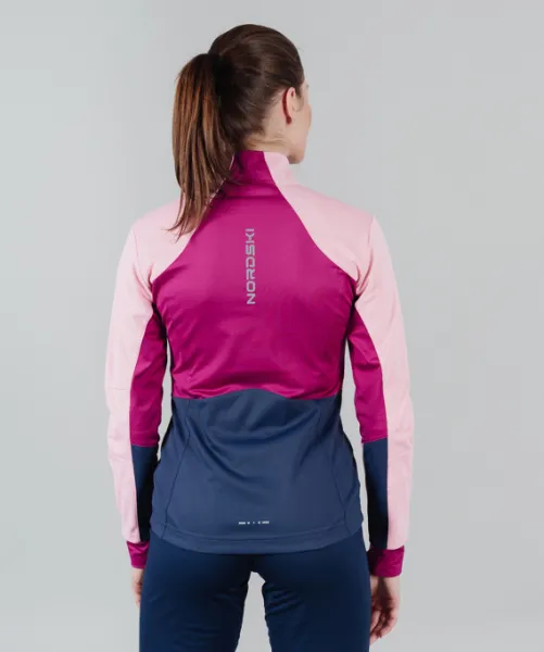 Тренировочная куртка Nordski Pro Candy Pink/Blue W (S, Candy Pink/Blue, , , , , )