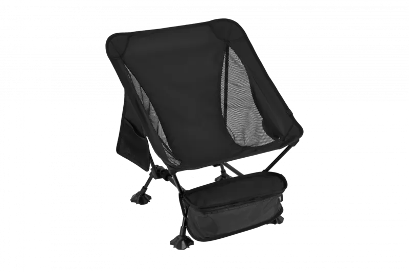 2405 ULTRALIGHT SQUARE LOW CHAIR кресло скл. (черный)