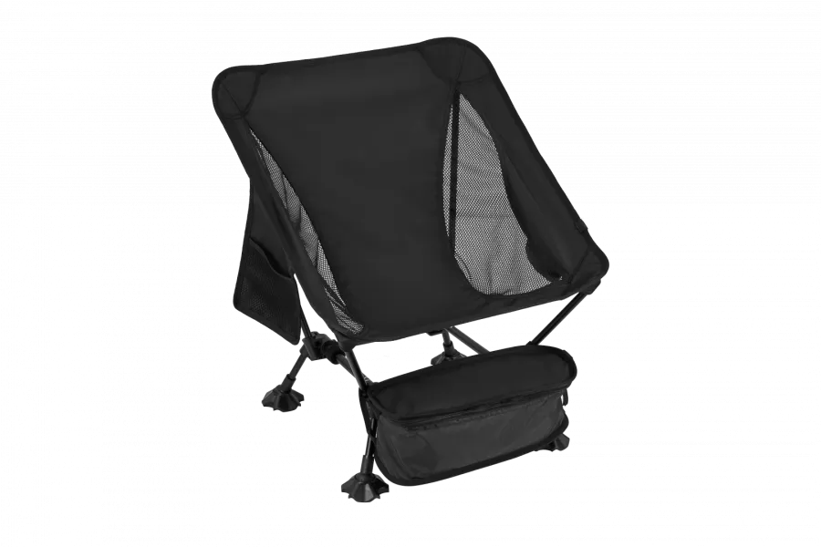 2405 ULTRALIGHT SQUARE LOW CHAIR кресло скл. (черный)