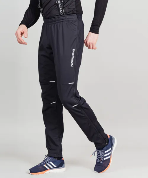 Разминочные брюки Nordski Premium Black (S, Black, , , , , )