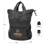 SAMSTRONG b0255 ultra-light backpack склад. сумка-рюкзак (черный)