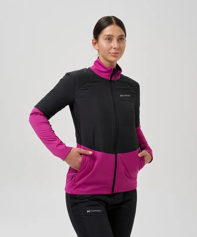 Куртка Nordski Hybrid Pro 2.0 Fuchsia/Black W (38-S, Fuchsia/Black, , , , , )