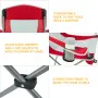 King Camp 3818 arms chair кресло скл. cталь (84х50х96, черно-серый)