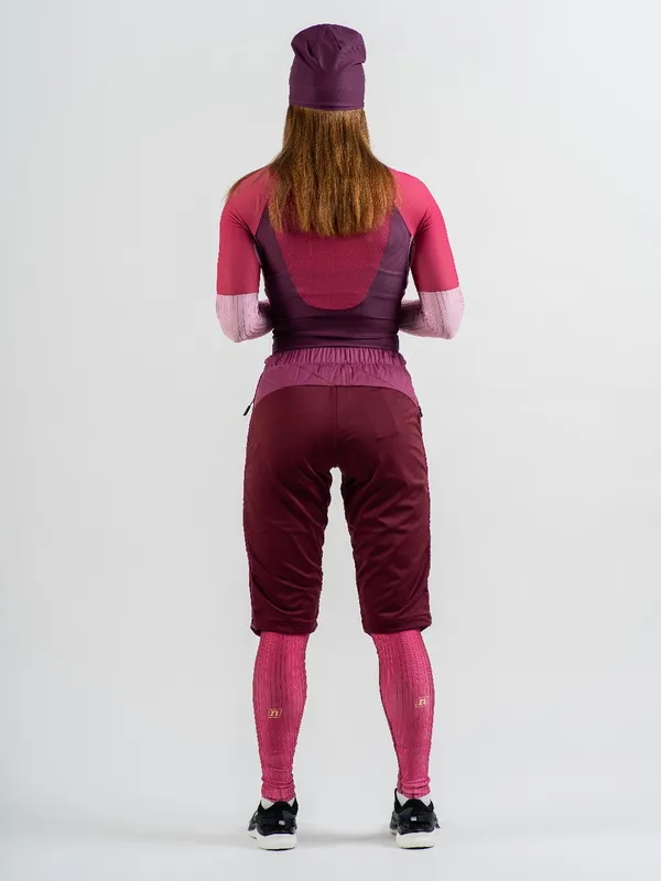 *Шорты NONAME SKI SHORTS 24 WOS WINE RED/DK RASBERRY (4-S, WINE RED/DK RASBERRY, , , , , )