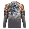 *Футболка "Mark Hoodie V3" принт (XS, Принт серо-оранжевый/Серый, , , )