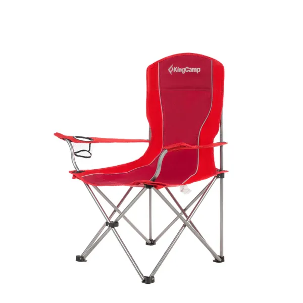 King Camp 3818 arms chair кресло скл. cталь (84х50х96, черно-серый)