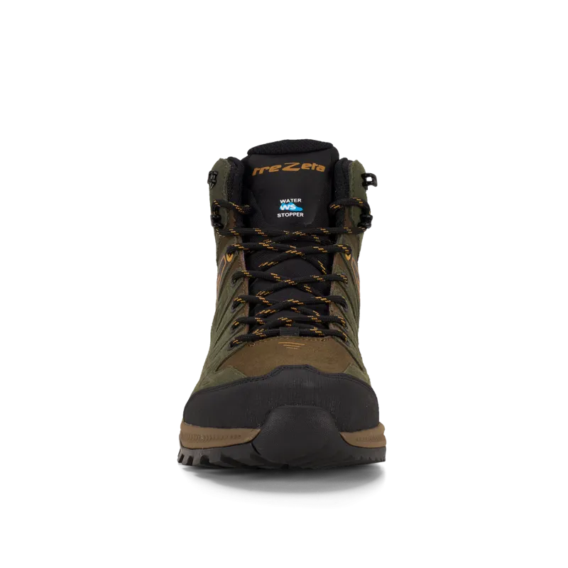 Ботинки THUNDER LEATHER MID WP (43.5, DARK GREEN / HONEY, , , , , )