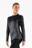 Термобелье футболка COZY JAG CREW NECK женская (XS, 020 Black, , , , , )