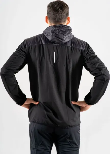 *Куртка NONAME HYBRID RUN JERSEY 23 UX BLACK 2001654-0001 (4-S, Черный, , , , , )
