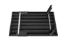 2403 MINI ALUNIUM TABLE L стол скл. алюм (серебристый)