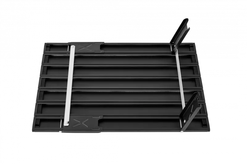 2403 MINI ALUNIUM TABLE L стол скл. алюм (серебристый)