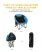 King Camp 3816 moon leisure chair кресло скл. cталь (84х70х80 синий)
