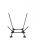 Atepa 2405 ultralight square low chair кресло скл. (черный)
