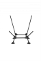 Atepa 2405 ultralight square low chair кресло скл. (черный)
