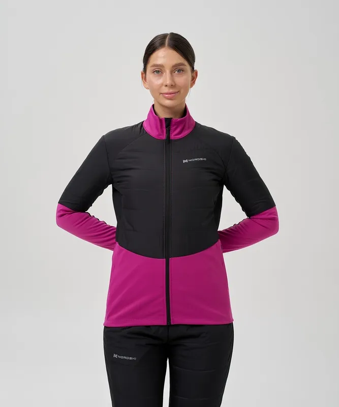Куртка Nordski Hybrid Pro 2.0 Fuchsia/Black W (38-S, Fuchsia/Black, , , , , )