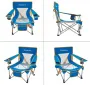 King Camp 2135 larch beech chair кресло скл. сталь (синий)