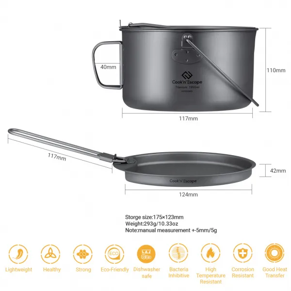 CA2116 Mountain Top Pot Набор посуды