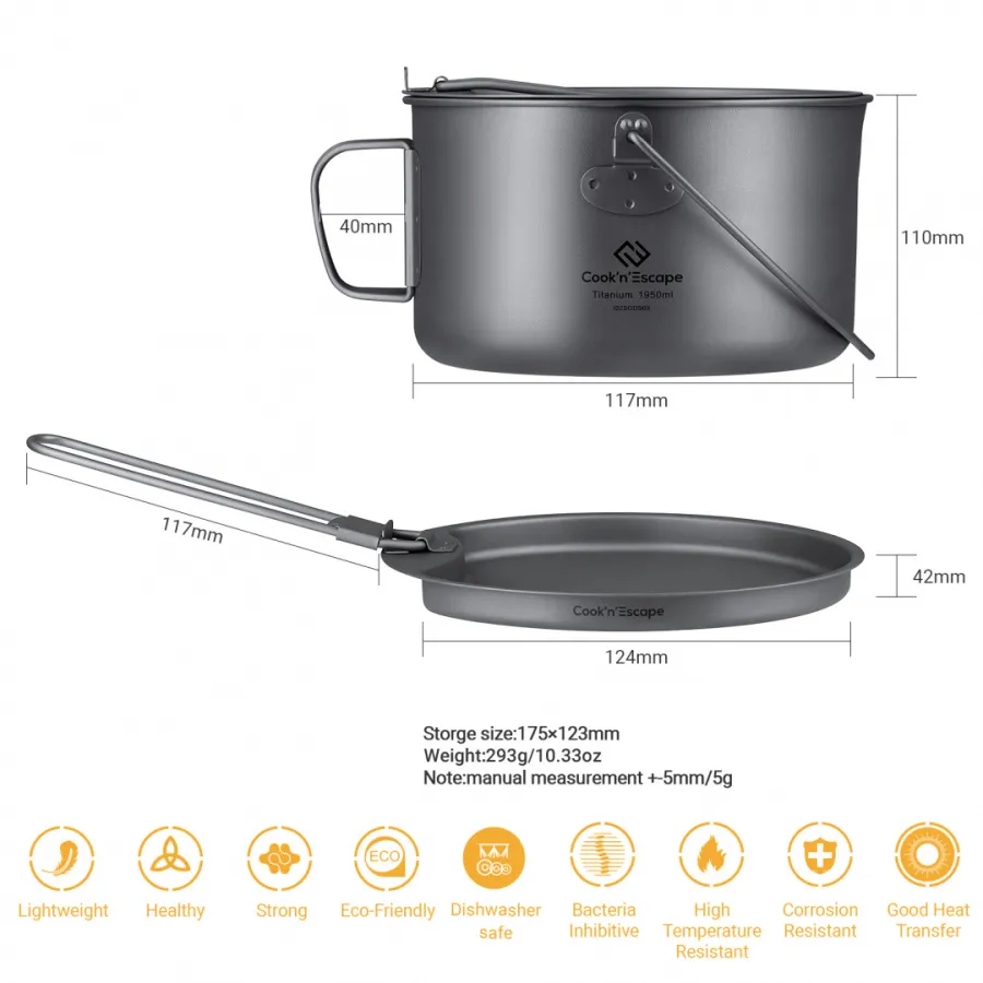  ca2116 mountain top pot набор посуды