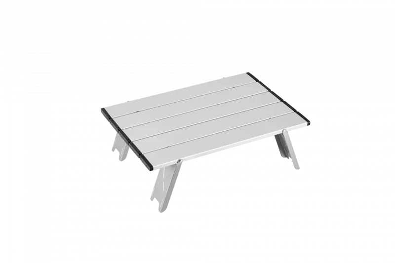 Atepa 2401 mini alunium table s стол скл. алюм (серебристый)