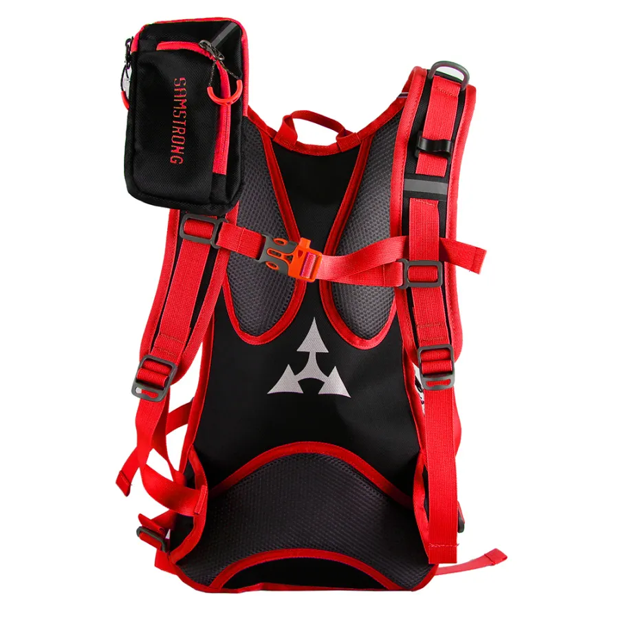 B0462 CYCLING BAG Рюкзак (черный/зеленый)