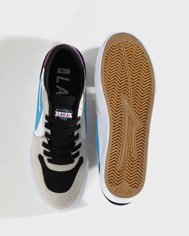 Кеды Lakai York (43, WHITE/BLACK SUEDE, , , , , )